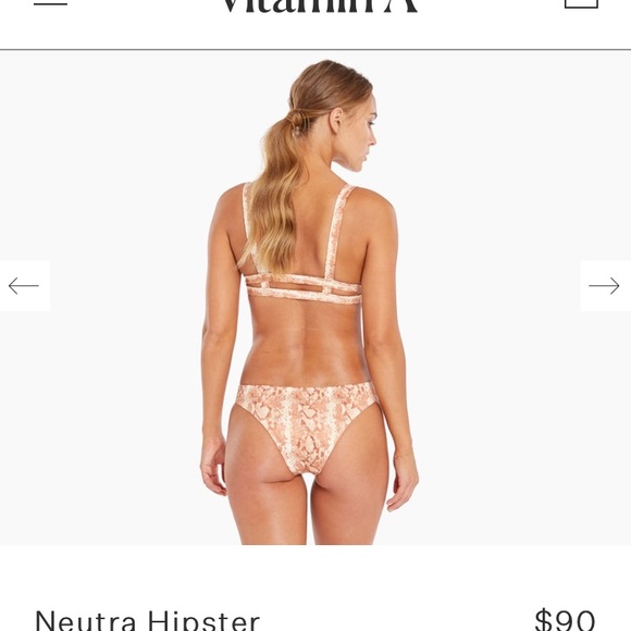 WORN ONCE Vitamin A Neutra Bralette - Picture 2 of 5